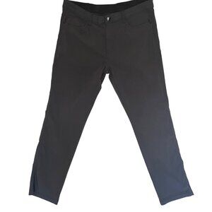 Mens Weatherproof Vintage Performance Stretch Pants 38X32 Charcoal Gray Nylon/Sp